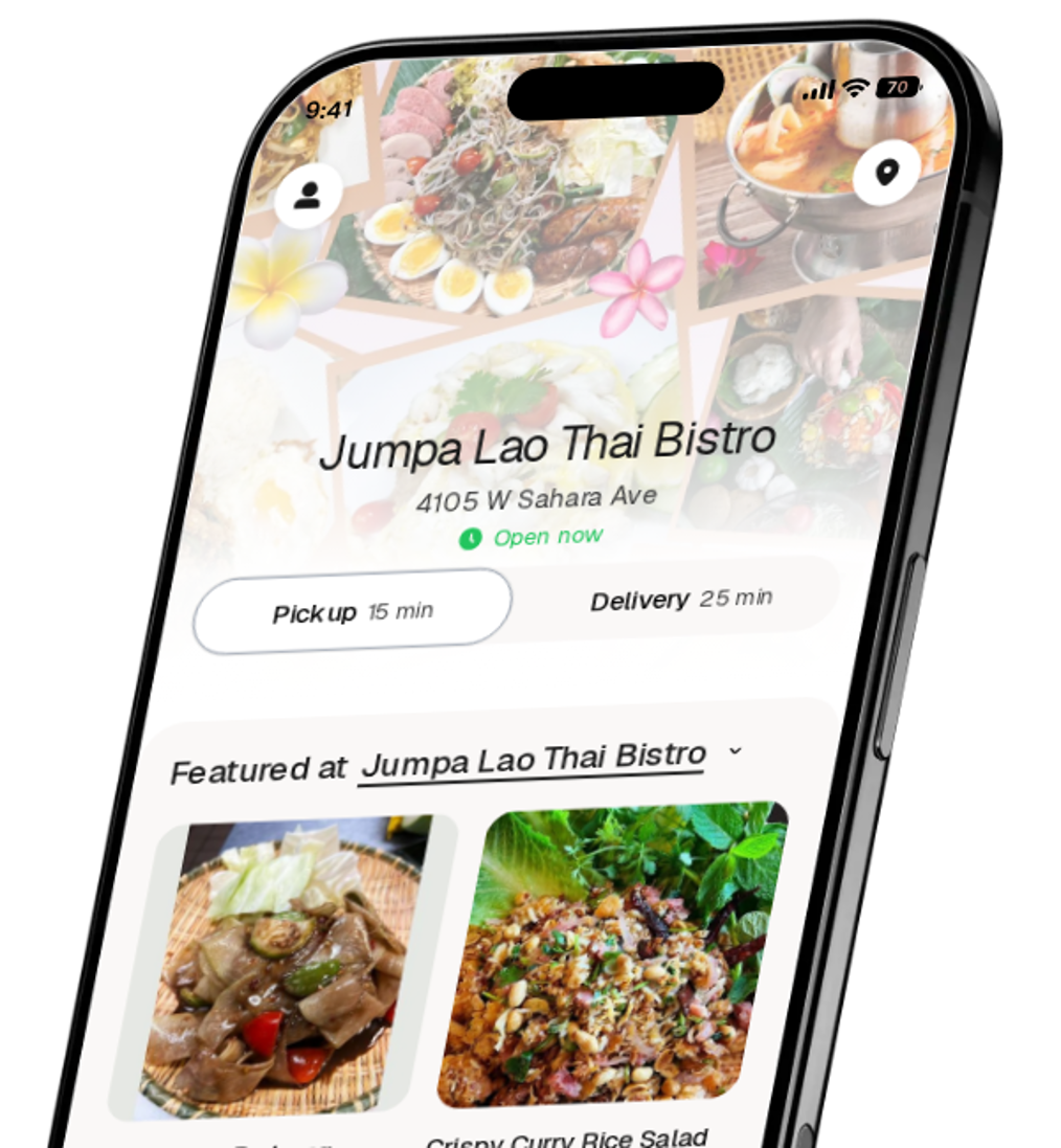 Jumpa Lao Thai Bistro app preview