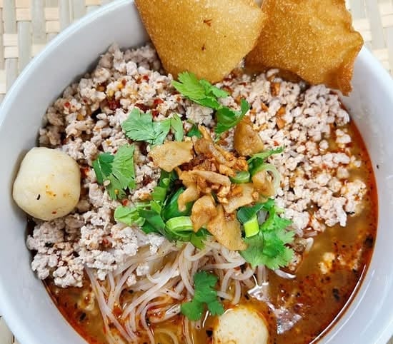 Tomyum Noodle Soup.